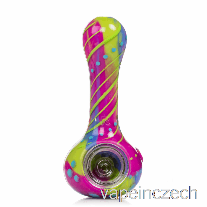 Eyce Oraflex Květinová Silikonová Lžička Cukrová Vata (modrá / Zelená / Fialová) Vape Bez Nikotinu